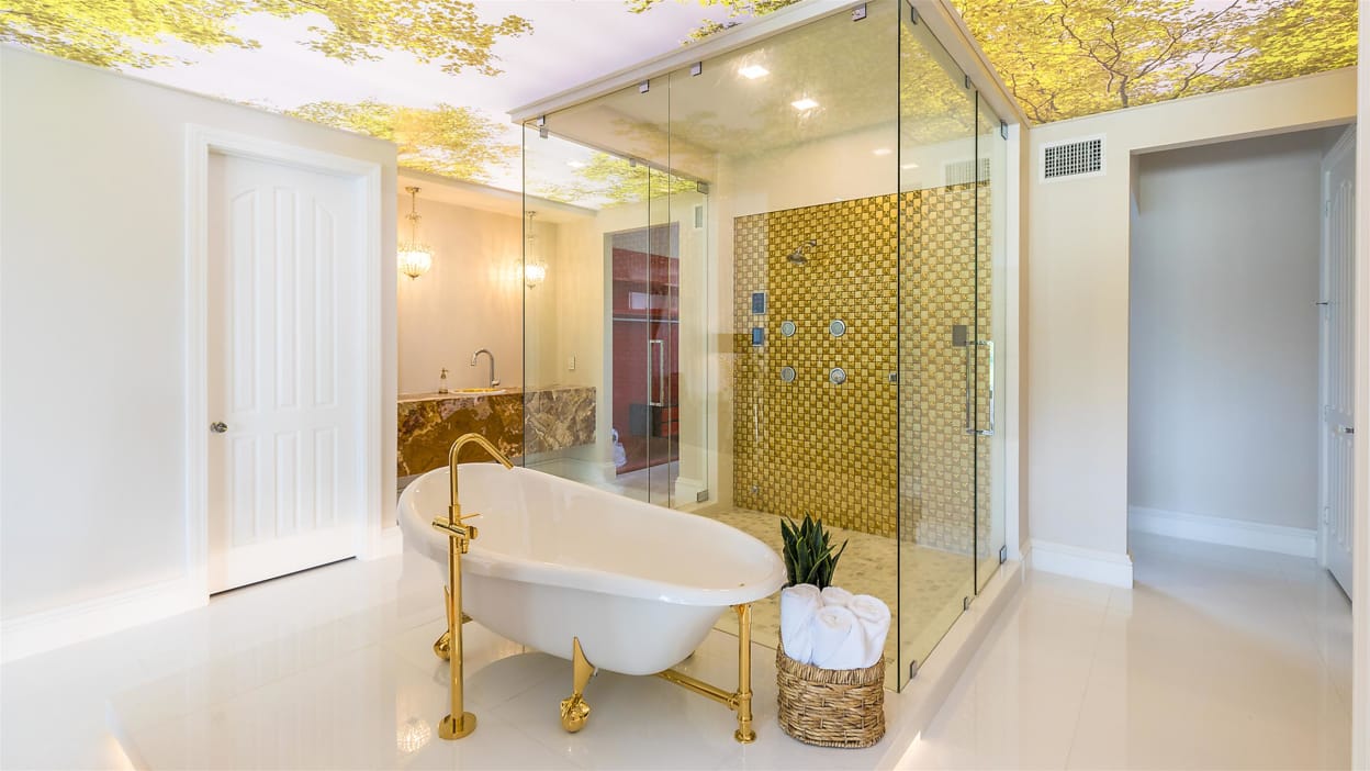 Watch Diy Network Live Rob And His Crew Pull Out All The Stops To Make Master Bathroom One For